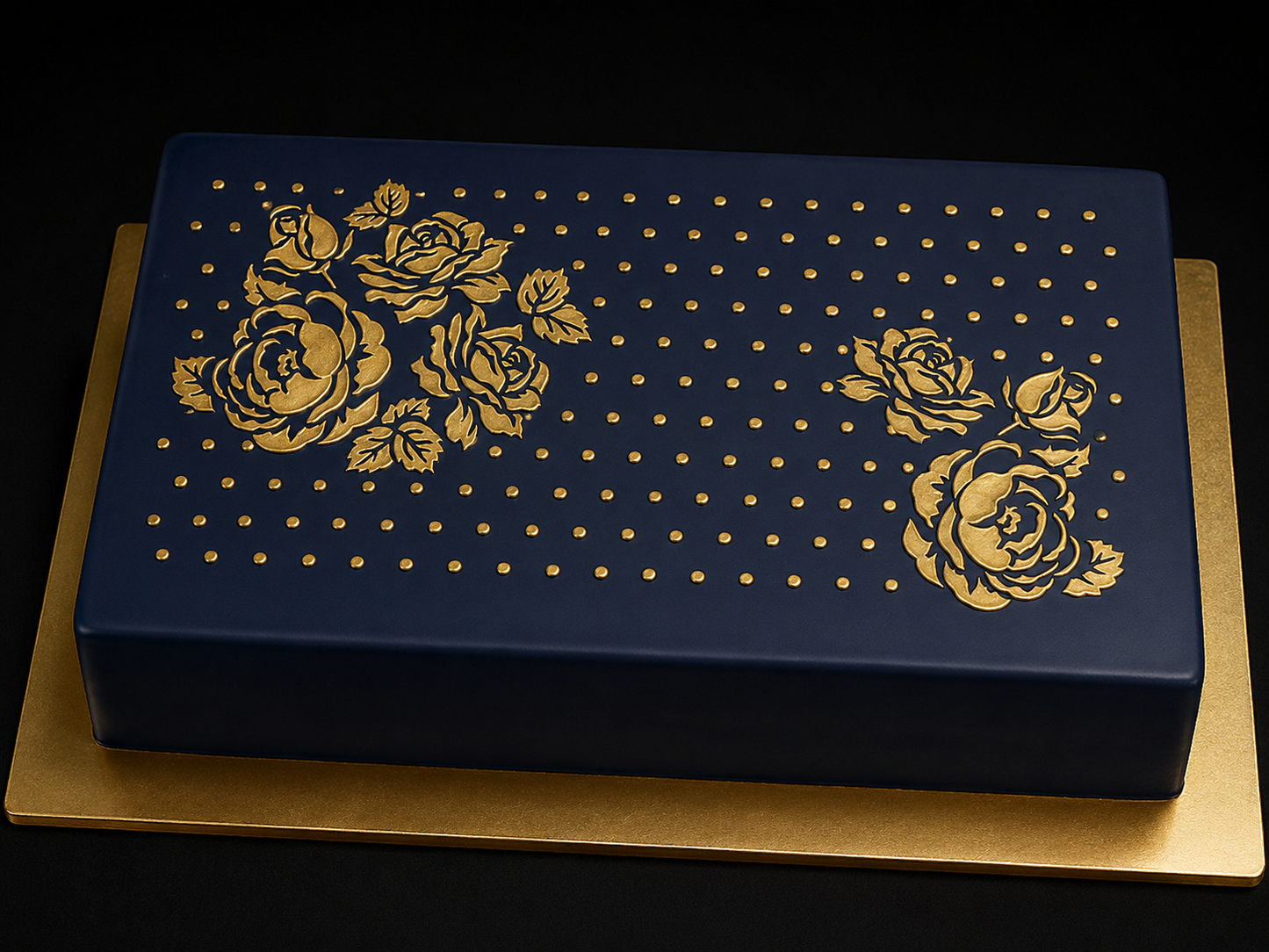 Stencil USM171 Rose Polka Dots