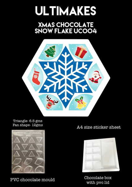 Ultimakes Xmas Chocolate Combo - Snow Flake