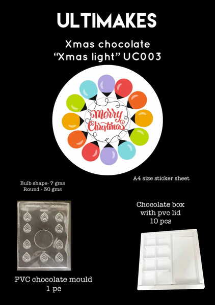 Ultimakes Xmas Chocolate Combo- Xmas Light