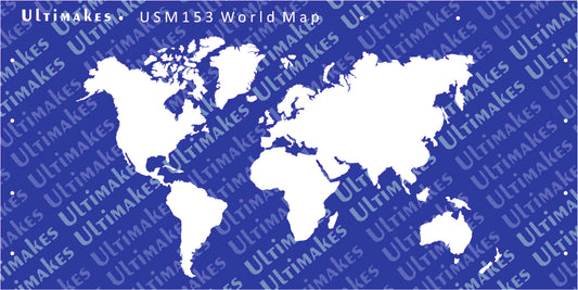 Stencil USM153 WORLD MAP