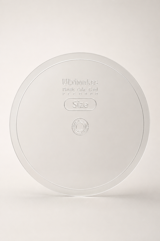 Plastic Cake Cards Round 7" (Pack of 10)