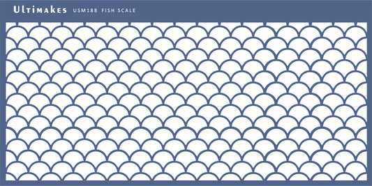 Stencil USM188 Fish Scale