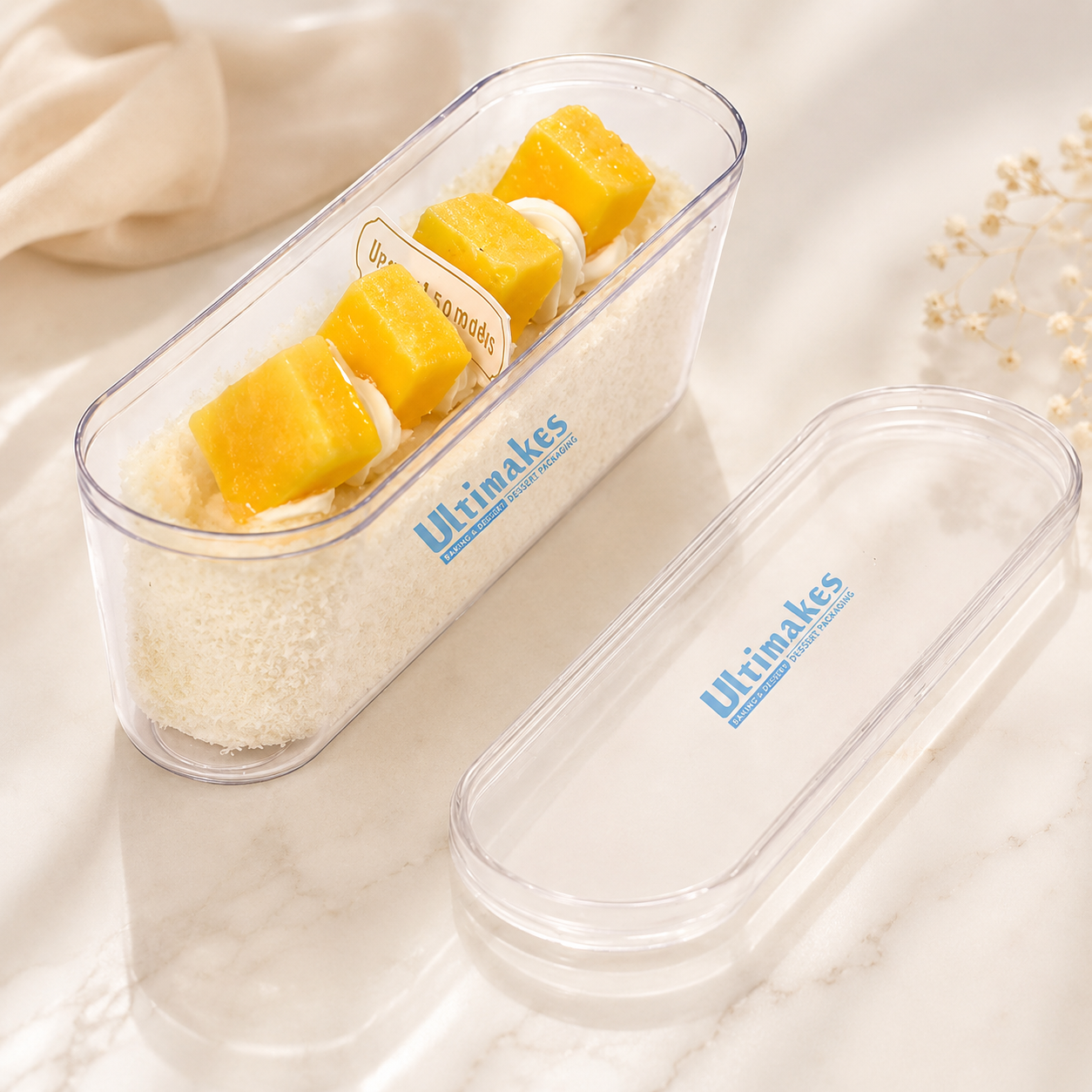 Ultimakes Long Oval Box 190 ml (12 pcs)