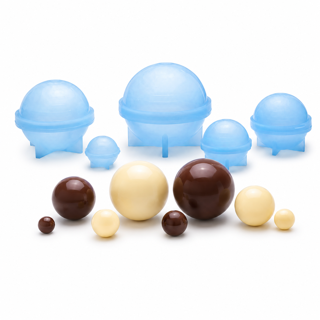 Silicon Ball Mould (set of 5 pcs)