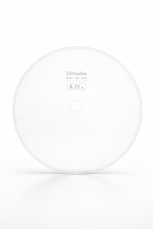 Plastic Cake Cards Round 8" (Pack of 10)