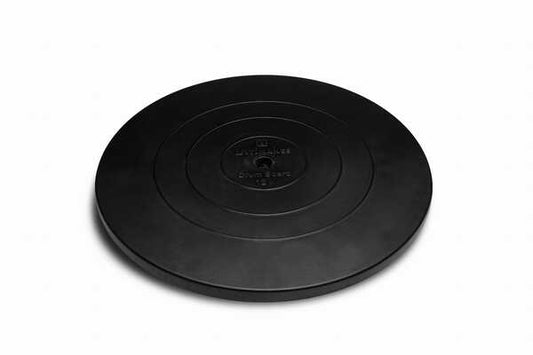 12" Plastic Drum Board - BLACK (Pack of 2 pcs)