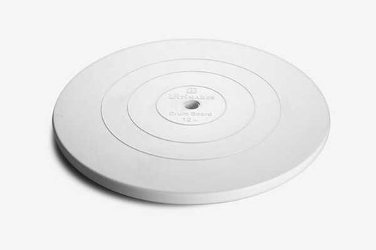 12" Plastic Drum Board -WHITE (Pack of 2 pcs)
