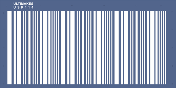 Stencil USM114 BARCODE