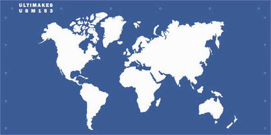 Stencil USM153 - World Map