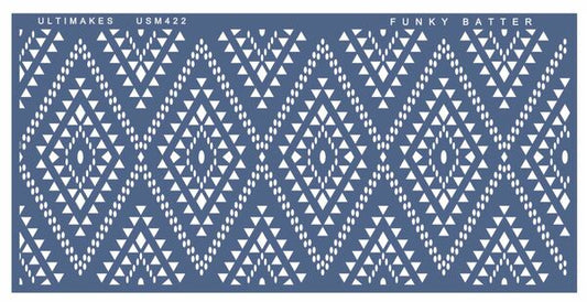 Stencil USM422 - Ikat