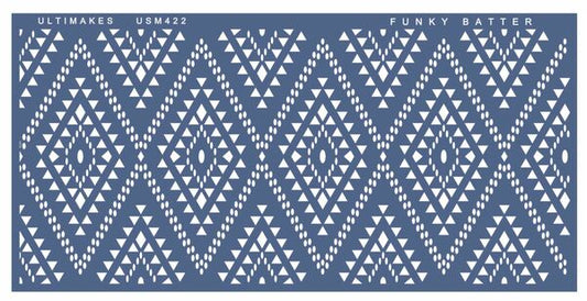 Stencil USM422 - Ikat