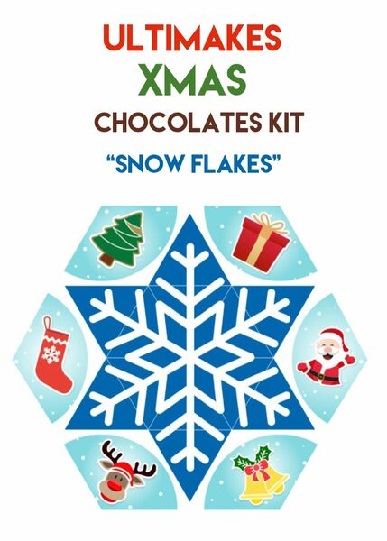 Ultimakes Xmas Chocolate Combo - Snow Flake