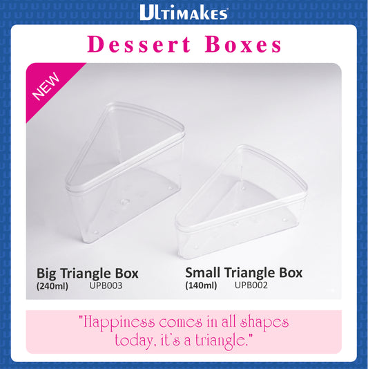 Ultimakes Triangle Box SMALL (140ml) 20 pcs